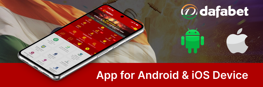 Download the Dafabet app for Android or iOS