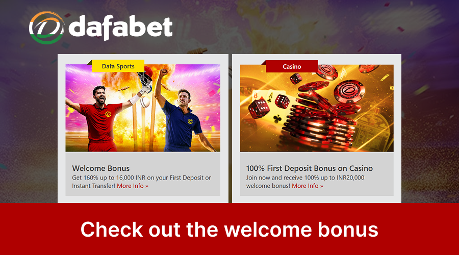 Check new member welcome bonuses in Dafabet promotions