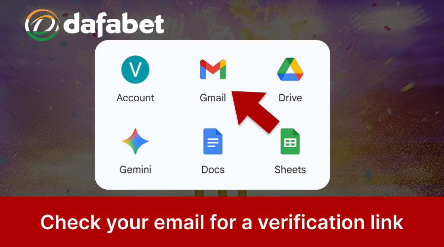 Verify your Dafabet account via email or SMS